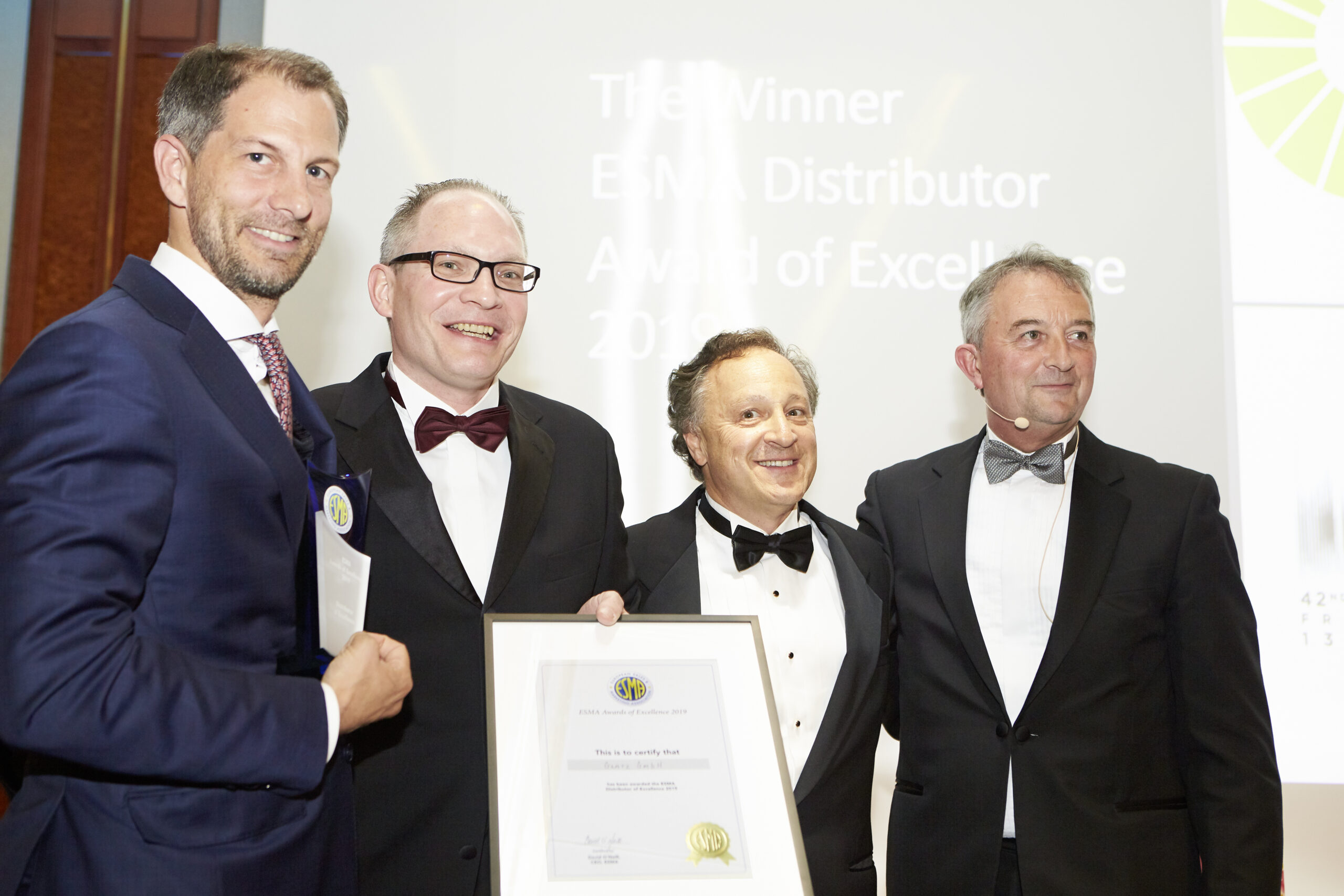 ESMA 2019 Distributor Award of Excellence Winner – Glatz GmbH